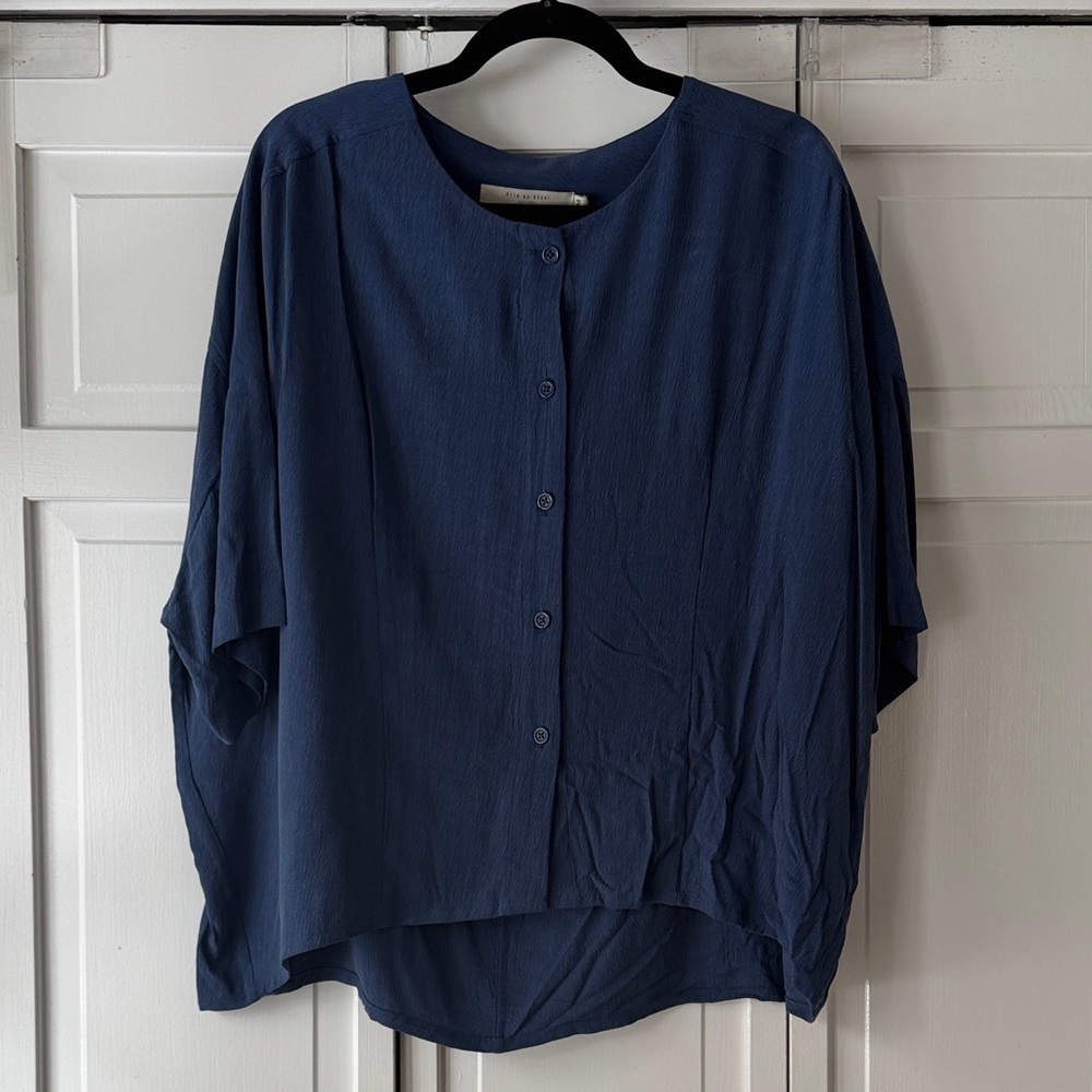Cocoon Shirt by 7715 by Szeki